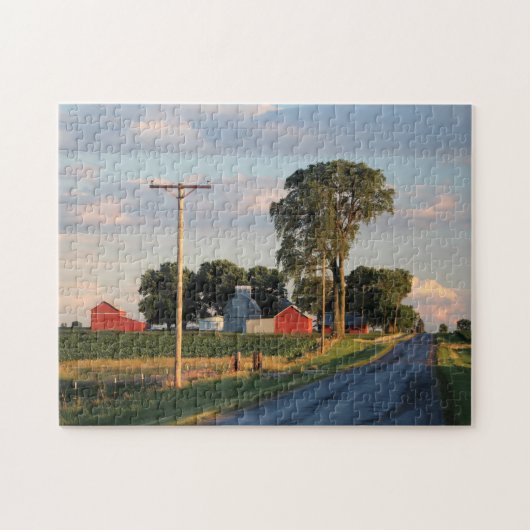 Foto van Americana Boerderij & Barns Legpuzzel (Horizontaal)