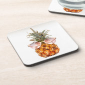 Foto van ananasappelfruit bier onderzetter (Linkerzijde)