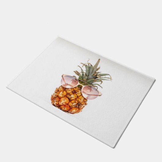 Foto van ananasappelfruit deurmat (Schuin)