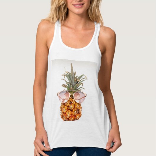 Foto van ananasappelfruit tanktop (Voorkant)
