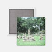 Foto van Ancient Mayan Ruins Copan N.W. Honduras Magneet (Voorkant / Achterkant)