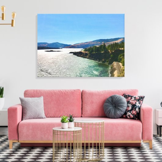 Foto van Ann Charles Columbia Canvas Afdruk (Insitu (Woonkamer))