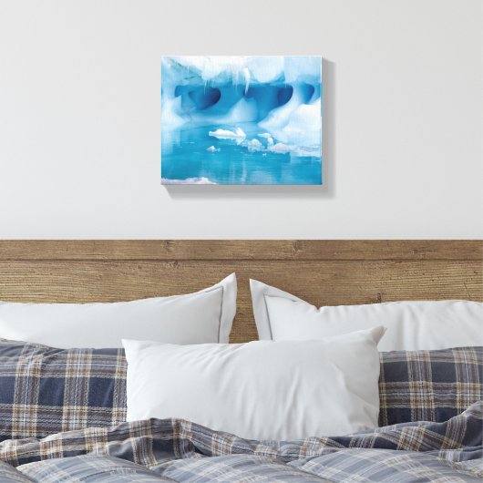 Foto van Antarctica ijsberg Canvas Afdruk (Insitu (Slaapkamer))