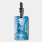 Foto van Antarctica ijsberg met tekst Bagagelabel (Voorkant verticaal)