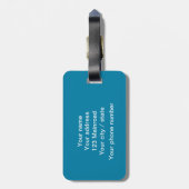 Foto van Antarctica ijsberg met tekst Bagagelabel (Achterkant verticaal)