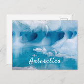 Foto van Antarctica ijsberg met tekst Briefkaart (Voorkant / Achterkant)