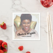 Foto van Any Age Birthday Party Napkins Servet (Insitu)