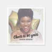 Foto van Any Age Birthday Party Napkins Servet (Voorkant)