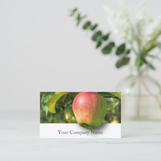 Foto van Apple Orchard - Visitekaartje (Staand voorkant)
