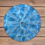 Foto van Aqua Blue Swimming Pool Dartbord<br><div class="desc">Voeg je eigen foto toe onder de stralen of het design van het zonnebarstpatroon. Er zijn sommige semi-transparante gebieden die uw foto lichtjes zullen veranderen. Het is slechts een manier om de verschillende scorende gebieden een beetje beter te zien terwijl je eigenlijk donkertjes speelt... maar je kunt het bekledingsontwerp verwijderen...</div>