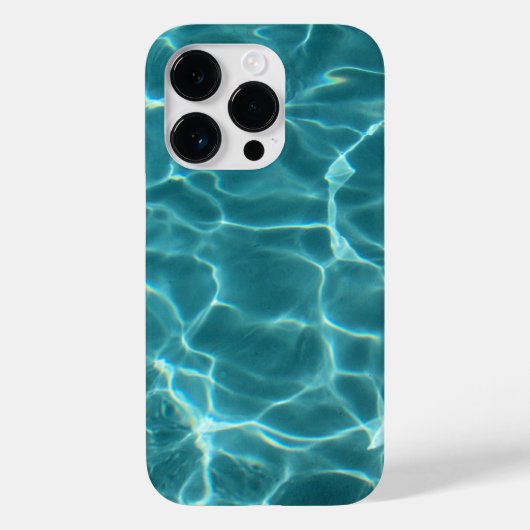 Foto van Aqua Green Swimming Pool Case-Mate iPhone Case (Achterkant)