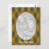 Foto van Argyle Pattern Briefkaart (Voorkant / Achterkant)