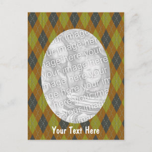 Foto van Argyle Pattern Briefkaart