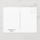 Foto van Arizona Monument Valley Sunset Briefkaart (Achterkant)