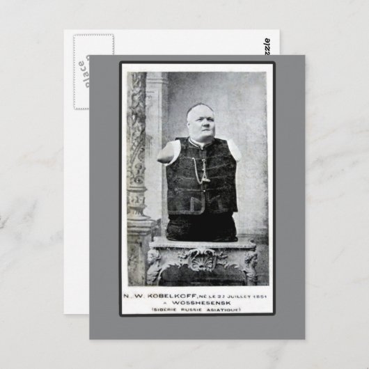  foto van Armless en Legless Man Briefkaart (Voorkant / Achterkant)
