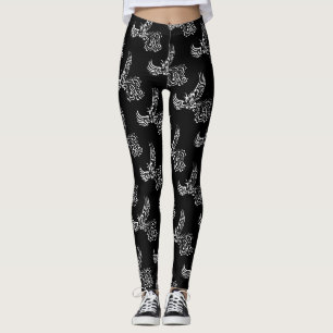 Foto van Ashes Phoenix White Illustration Leggings