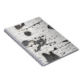 Foto van Aspen Bark Close-up Quaking Notitieboek (Rechterzijde)