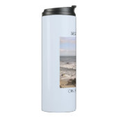 Foto van Atlantic Ocean Best Dad Zee Lovers Blue Thermosbeker (Gedraaid links)