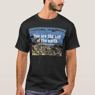 Foto van Atlantic Ocean Bible Verse-aanmoediging T-shirt