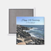 Foto van Atlantic Ocean Blue 40th Jubileum Magneet (Voorkant / Achterkant)