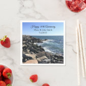 Foto van Atlantic Ocean Blue 40th Jubileum Servet (Insitu)