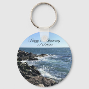 Foto van Atlantic Ocean Blue 40th Jubileum Sleutelhanger