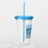 Foto van Atlantic Ocean Custom Name Acryl Drinkbeker (Rechts)