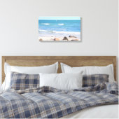 Foto van Atlantic Ocean Shore Canvas Afdruk (Insitu (Slaapkamer))