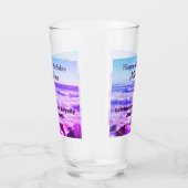 Foto van Atlantic Ocean Waves 40th Birthday Paars Glas (Rechts)