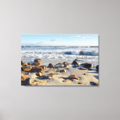Foto van Atlantic Ocean Waves Canvas Afdruk (Voorkant)