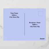 Foto van Atlantic Ocean Waves Folie Feestdagen Briefkaart (Achterkant)