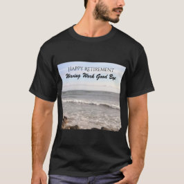 Foto van Atlantic Ocean Waves Happy Retirement T-shirt