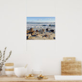 Foto van Atlantic Ocean Waves Poster (Keuken)