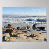 Foto van Atlantic Ocean Waves Poster (Voorkant)