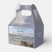 Foto van Atlantic Ocean Waves Retirement Funny Bedankdoosjes (Achterkant)