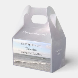 Foto van Atlantic Ocean Waves Retirement Funny Bedankdoosjes