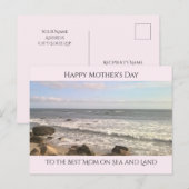 Foto van Atlantische Oceaan Beste Moeder Zee Liefh Briefkaart (Voorkant / Achterkant)