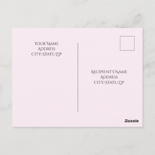 Foto van Atlantische Oceaan Beste Moeder Zee Liefh Briefkaart (Achterkant)