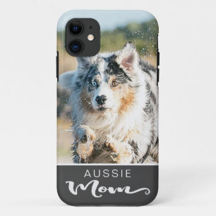 Foto van Aussie Australian Shepherd Mam Dog Case-Mate iPhone Case
