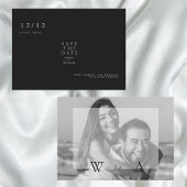 Foto van B/W Black Wedding Save the Date