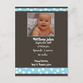 foto van baby's met aankondiging (Voorkant)