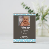 foto van baby's met aankondiging (Staand voorkant)