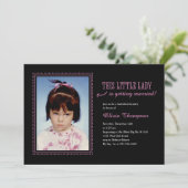 Foto van Bachelorette voor kinderen Uitnodigingen (Staand voorkant)