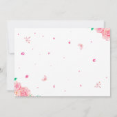 Foto van Ballerina verjaardagsuitnodiging Ballet Kaart (Achterkant)