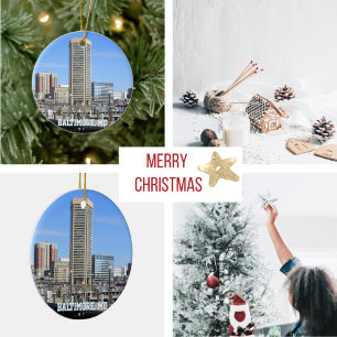 Foto van Baltimore's Inner Harbour World Trade Cen Keramisch Ornament
