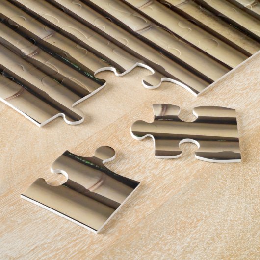 Foto van Bamboo Poles Legpuzzel (Zijkant)