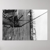 Foto van Bandon, Oregon Harbour Uitzicht en Ships Poster (Voorkant)