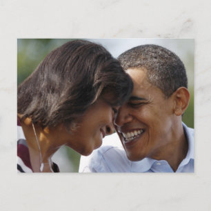 Foto van Barack en Michelle Obama Briefkaart