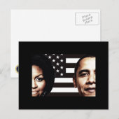 Foto van Barack en Michelle Obama Briefkaart (Voorkant / Achterkant)