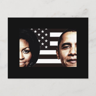 Foto van Barack en Michelle Obama Briefkaart